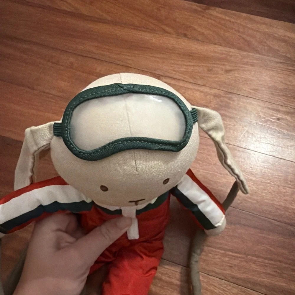 Hearth And Hand With Magnolia Plush Ski Bunny Goggles 13.5